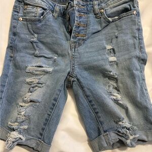 Almost Famous Light Blue Denim Shorts